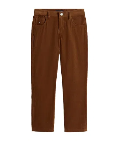 Tommy Hilfiger Skater Fit Corduroy Trousers In Brown