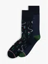 Tommy Hilfiger Ski & Stripe Trouser Sock 2 In Multi