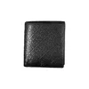 Tommy Hilfiger Sleek Black Leather Dual-compartment Wallet