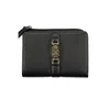 Tommy Hilfiger Sleek Black Zip Wallet With Coin Purse