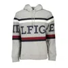 TOMMY HILFIGER SLEEK HOODED COTTON SWEATSHIRT