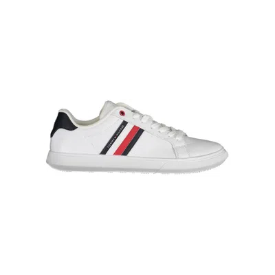 Tommy Hilfiger Sleek Lace-up Sneakers With Contrast Details