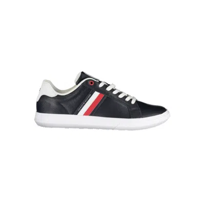 TOMMY HILFIGER SLEEK LACE-UP SNEAKERS WITH CONTRAST MEN'S DETAILS