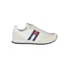 Tommy Hilfiger Sleek White Sneakers With Contrasting Details In White
