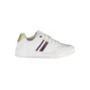Tommy Hilfiger Sleek White Sneakers With Iconic Contrast Details
