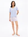 Tommy Hilfiger Sleep T In Sweet Blue / Blossom Stripe