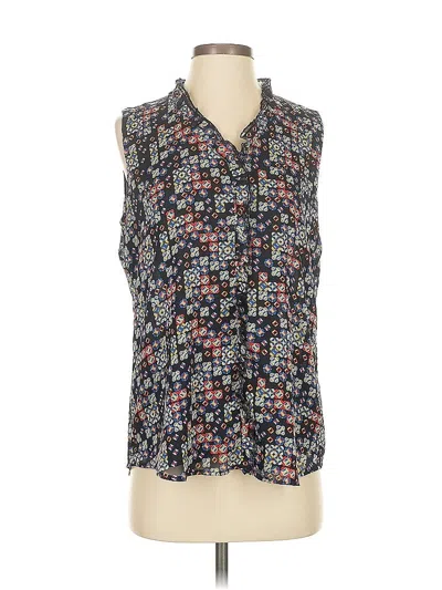 Pre-owned Tommy Hilfiger Sleeveless Blouse In Black