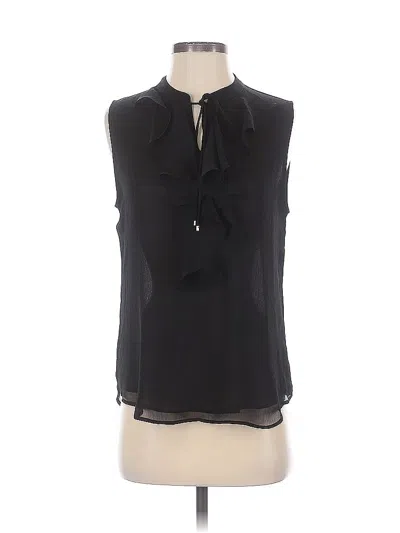 Pre-owned Tommy Hilfiger Sleeveless Blouse In Black