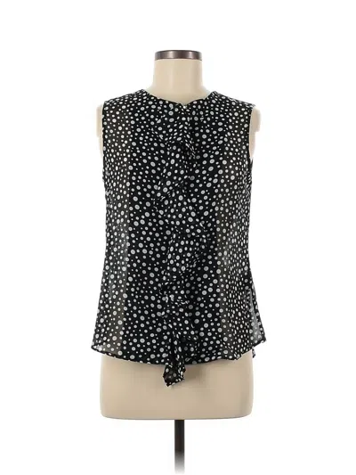 Pre-owned Tommy Hilfiger Sleeveless Blouse In Black