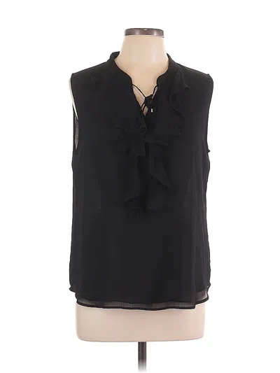 Pre-owned Tommy Hilfiger Sleeveless Blouse In Black