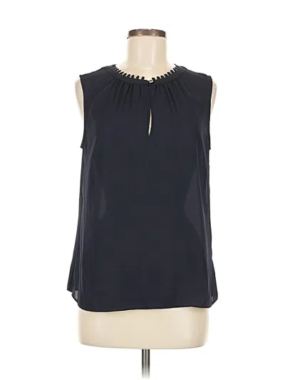Pre-owned Tommy Hilfiger Sleeveless Blouse In Black