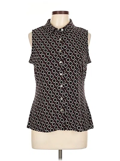 Pre-owned Tommy Hilfiger Sleeveless Blouse In Black