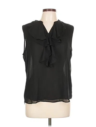 Pre-owned Tommy Hilfiger Sleeveless Blouse In Black
