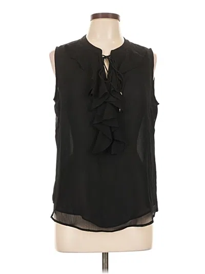 Pre-owned Tommy Hilfiger Sleeveless Blouse In Black