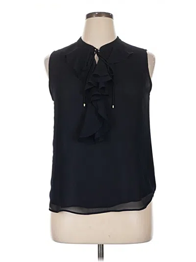 Pre-owned Tommy Hilfiger Sleeveless Blouse In Black