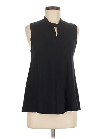 Pre-owned Tommy Hilfiger Sleeveless Blouse In Black