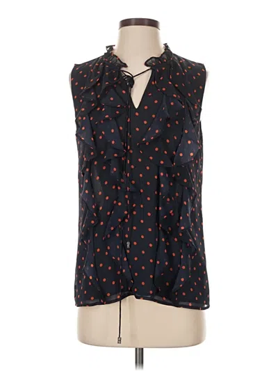Pre-owned Tommy Hilfiger Sleeveless Blouse In Black