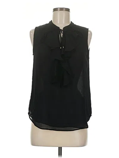 Pre-owned Tommy Hilfiger Sleeveless Blouse In Black