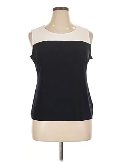 Pre-owned Tommy Hilfiger Sleeveless Blouse In Black