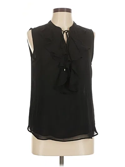 Pre-owned Tommy Hilfiger Sleeveless Blouse In Black