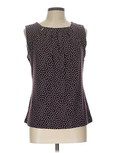 Pre-owned Tommy Hilfiger Sleeveless Blouse In Black