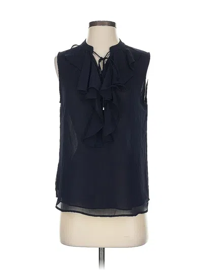 Pre-owned Tommy Hilfiger Sleeveless Blouse In Blue