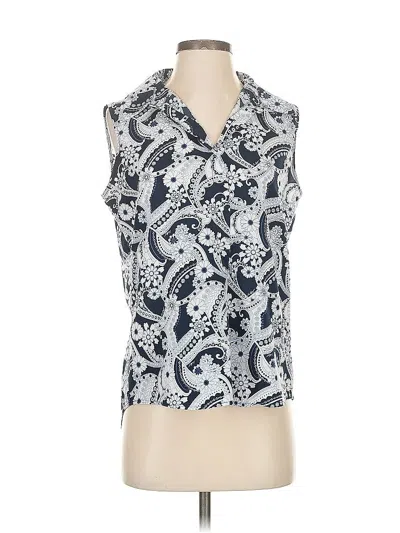 Pre-owned Tommy Hilfiger Sleeveless Blouse In Blue