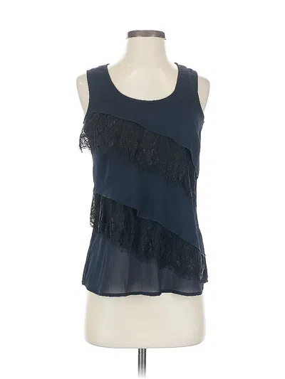 Pre-owned Tommy Hilfiger Sleeveless Blouse In Blue