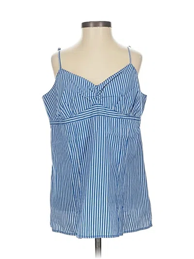 Pre-owned Tommy Hilfiger Sleeveless Blouse In Blue