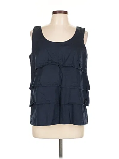 Pre-owned Tommy Hilfiger Sleeveless Blouse In Blue