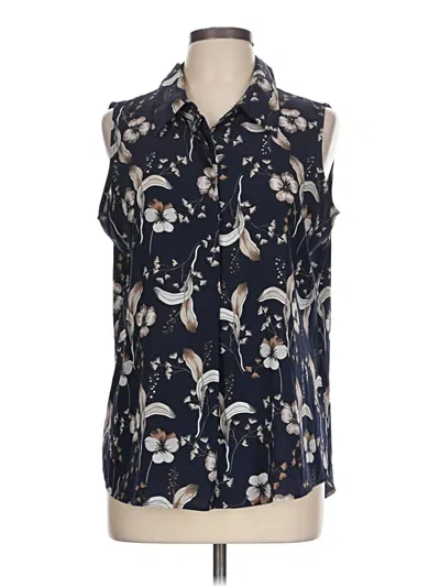 Pre-owned Tommy Hilfiger Sleeveless Blouse In Blue