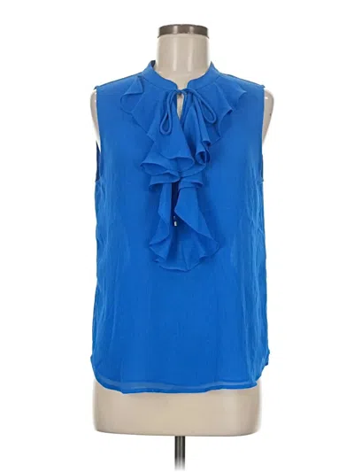 Pre-owned Tommy Hilfiger Sleeveless Blouse In Blue