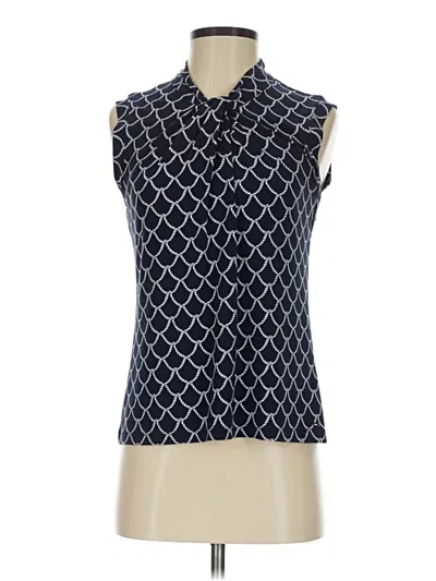 Pre-owned Tommy Hilfiger Sleeveless Blouse In Blue