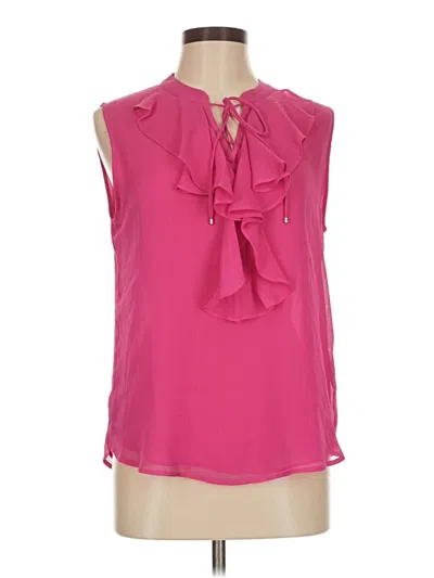 Pre-owned Tommy Hilfiger Sleeveless Blouse In Pink