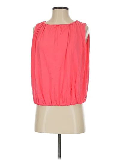 Pre-owned Tommy Hilfiger Sleeveless Blouse In Pink