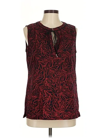 Pre-owned Tommy Hilfiger Sleeveless Blouse In Red