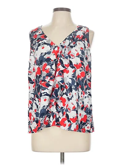 Pre-owned Tommy Hilfiger Sleeveless Blouse In Red