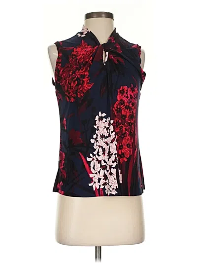Pre-owned Tommy Hilfiger Sleeveless Blouse In Red
