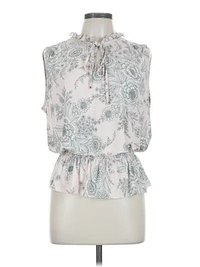 Pre-owned Tommy Hilfiger Sleeveless Blouse In Silver