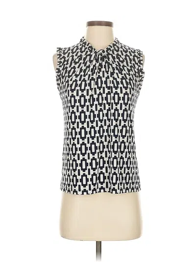 Pre-owned Tommy Hilfiger Sleeveless Blouse In White