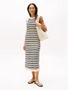 Tommy Hilfiger Sleeveless Crochet Midi Dress