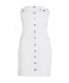 Tommy Hilfiger Sleeveless Denim Bodycon Mini Dress In White