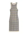 Tommy Hilfiger Sleeveless Crochet Midi Dress In Multi