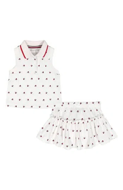 Tommy Hilfiger Babies'  Sleeveless Polo & Skort Set In Multi