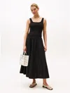 Tommy Hilfiger Sleeveless Ribbed Midi Dress