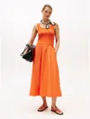 Tommy Hilfiger Sleeveless Ribbed Midi Dress