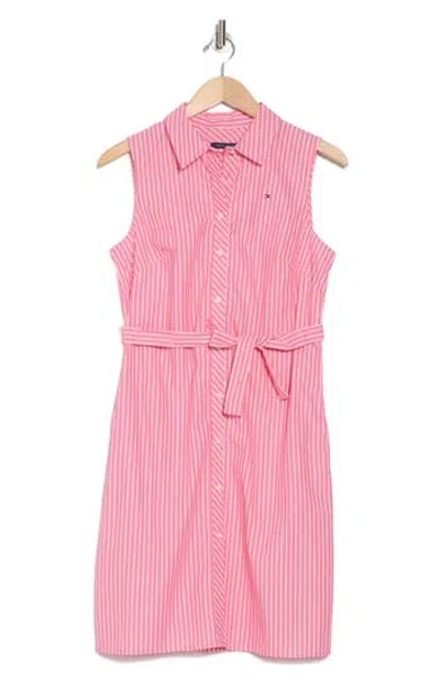 Tommy Hilfiger Sleeveless Shirtdress In Rosette/br