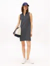 Tommy Hilfiger Sleeveless Stripe Polo Dress In Navy Multi
