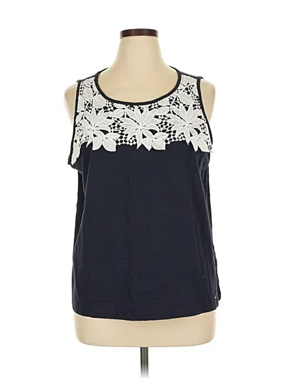 Pre-owned Tommy Hilfiger Sleeveless T-shirt In Blue