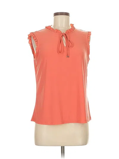 Pre-owned Tommy Hilfiger Sleeveless T-shirt In Orange